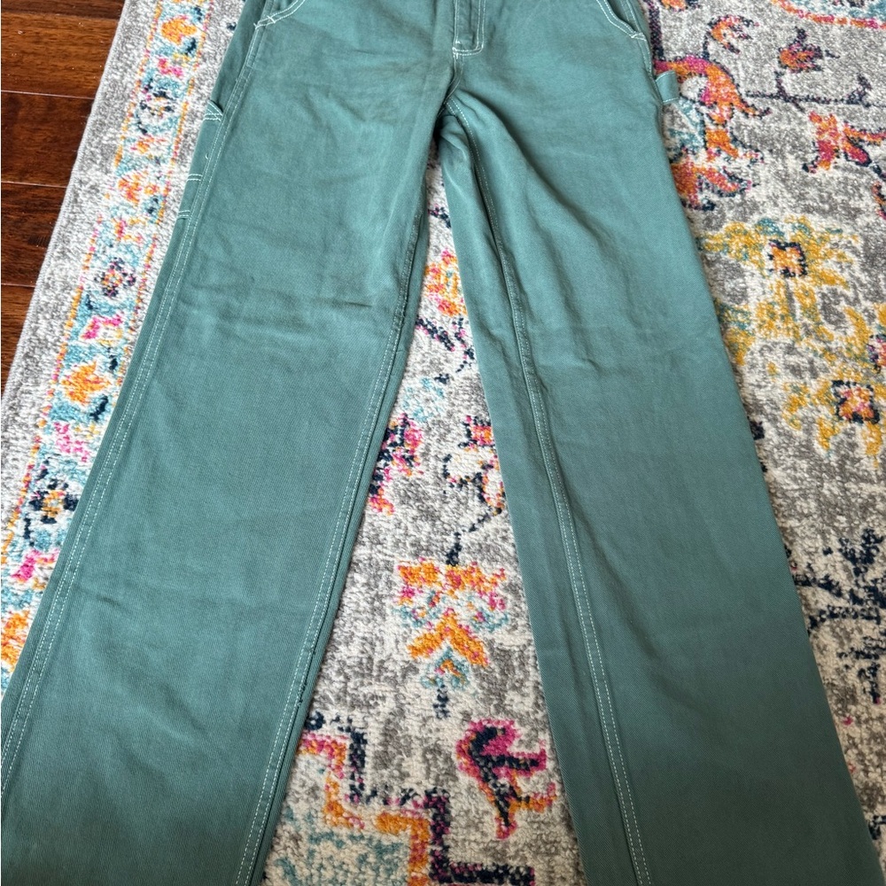PacSun Green Straight Leg Jeans